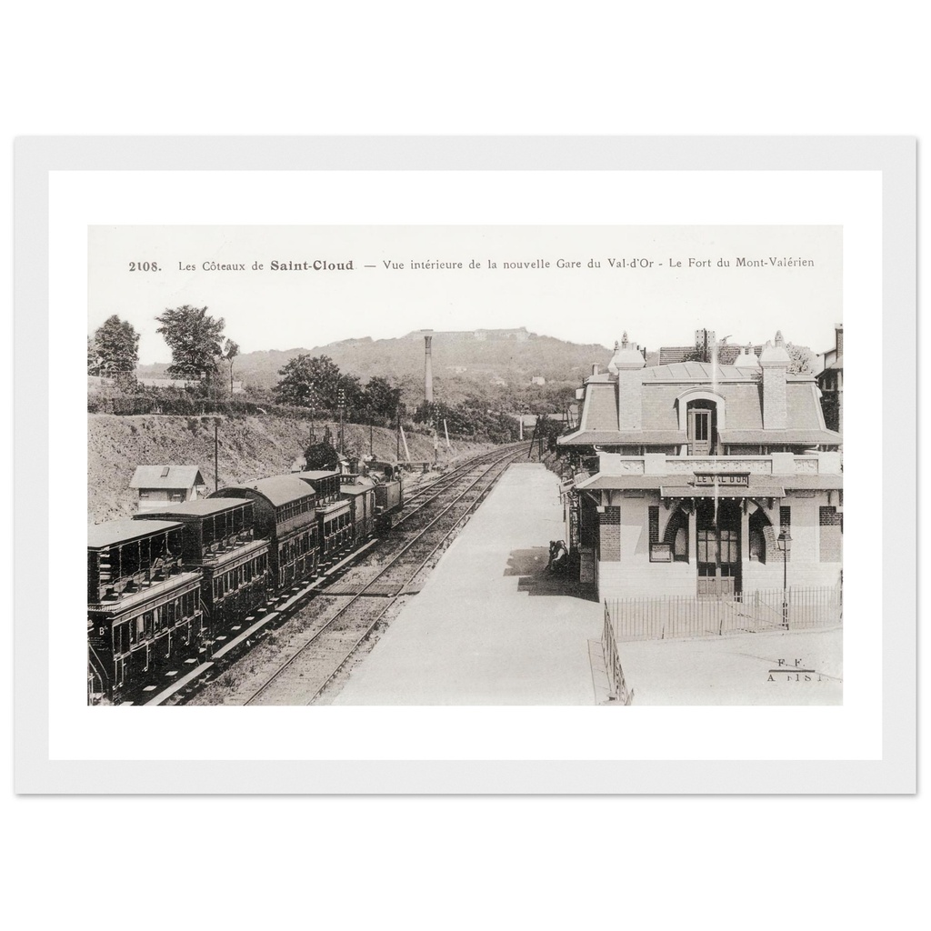 Les coteaux de Saint-Cloud - Vue intérieure de nouvelle gare