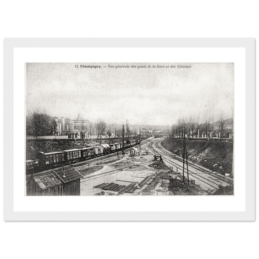 Champigny-sur-Marne - Vue generale de s Quais de la Gare et des Coteaux