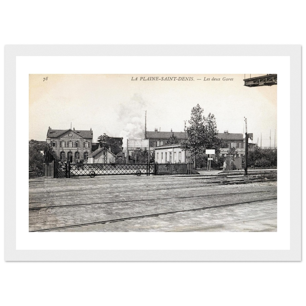 La Plaine-Saint-Denis - Les deux Gares