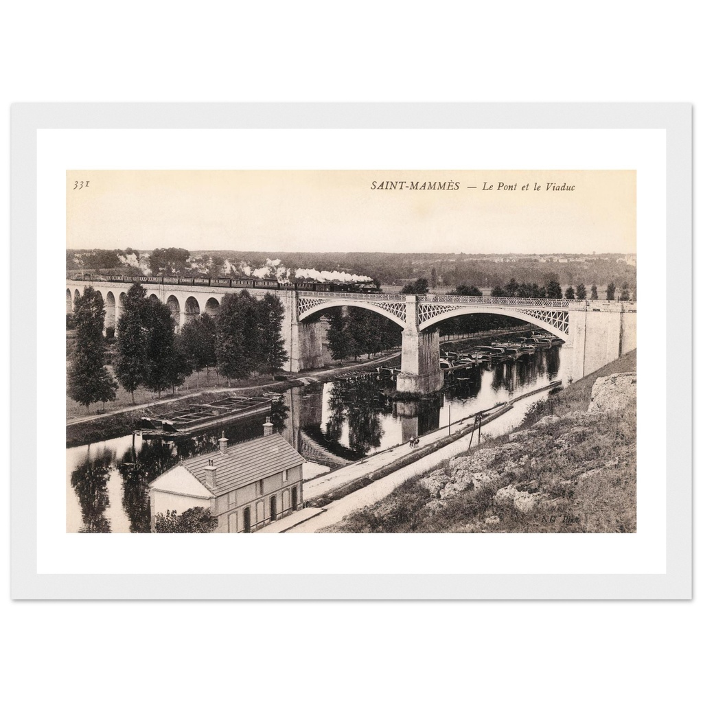 Saint-Mammes -Le Pont et le Viaduc