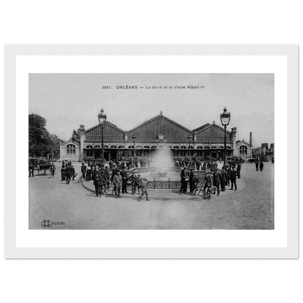 Orléans - La gare et la place Albert 1er