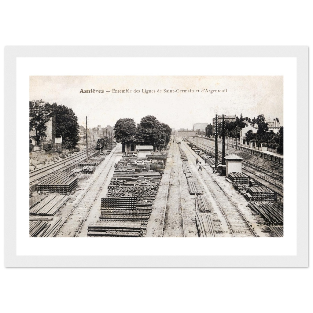 Asnières - La Gare, Ensemble des Ligne d'Argenteuil et de St Germain