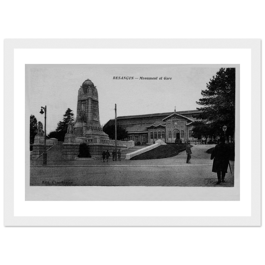 Besancon - Doubs - Monument et Gare