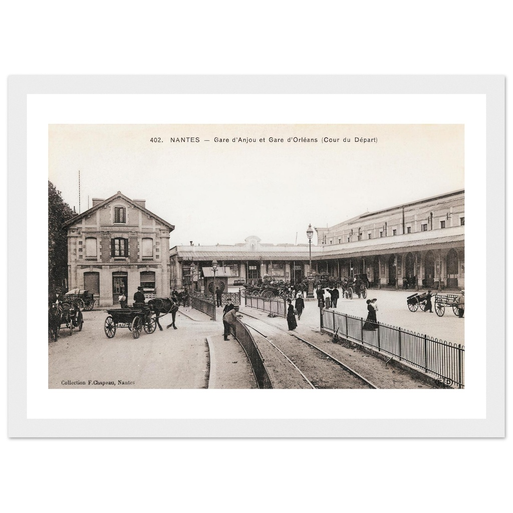 Nantes - gare d'Anjou et gare d'Orleans