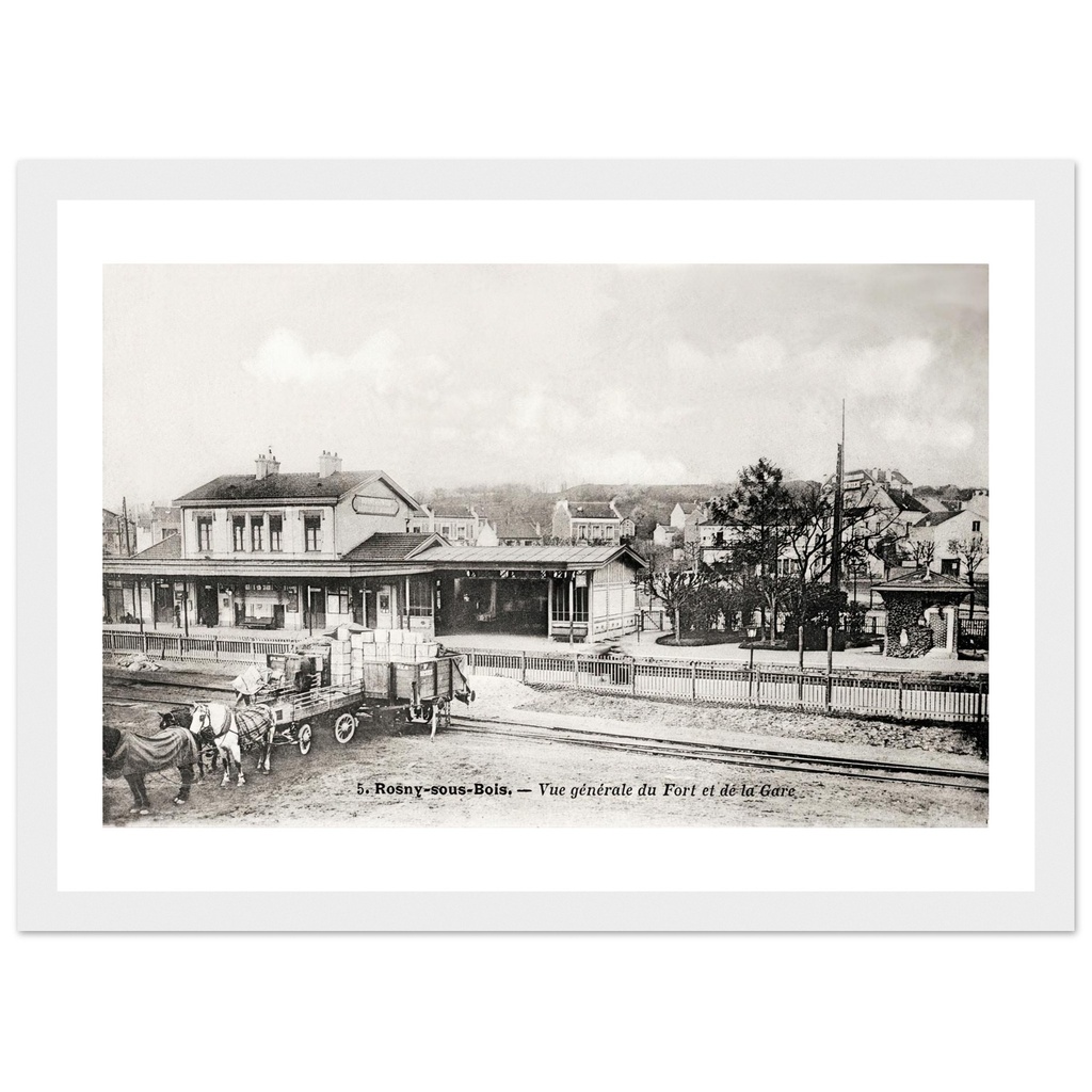 Rosny-sous-Bois - Vue generale du Fort et de la Gare