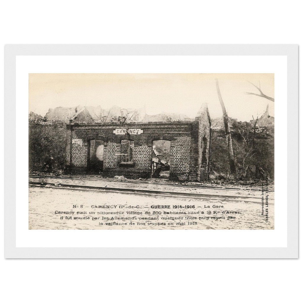 Carency (Pas-de-Calais) - La Gare