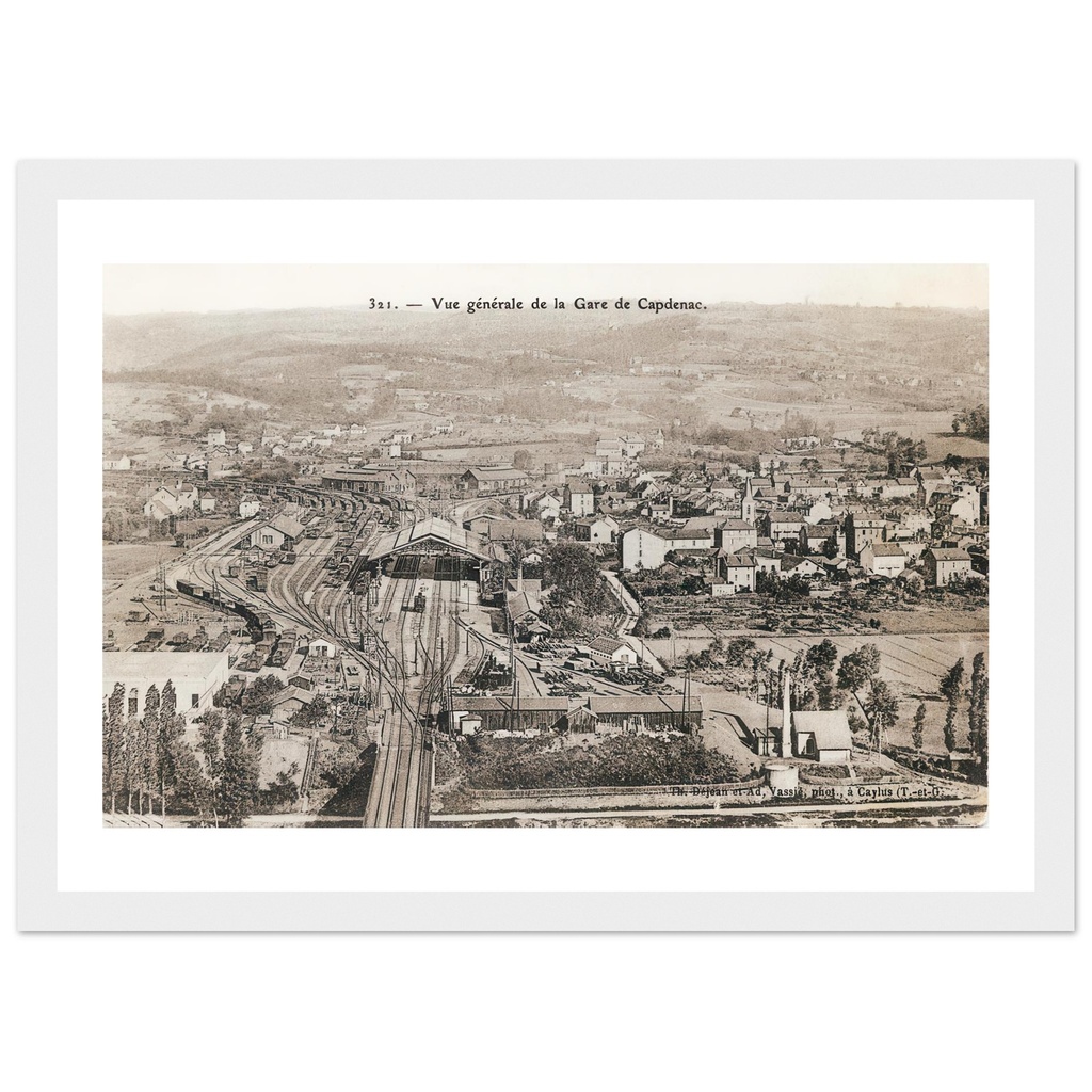 Capdenac - Vue generale de la gare