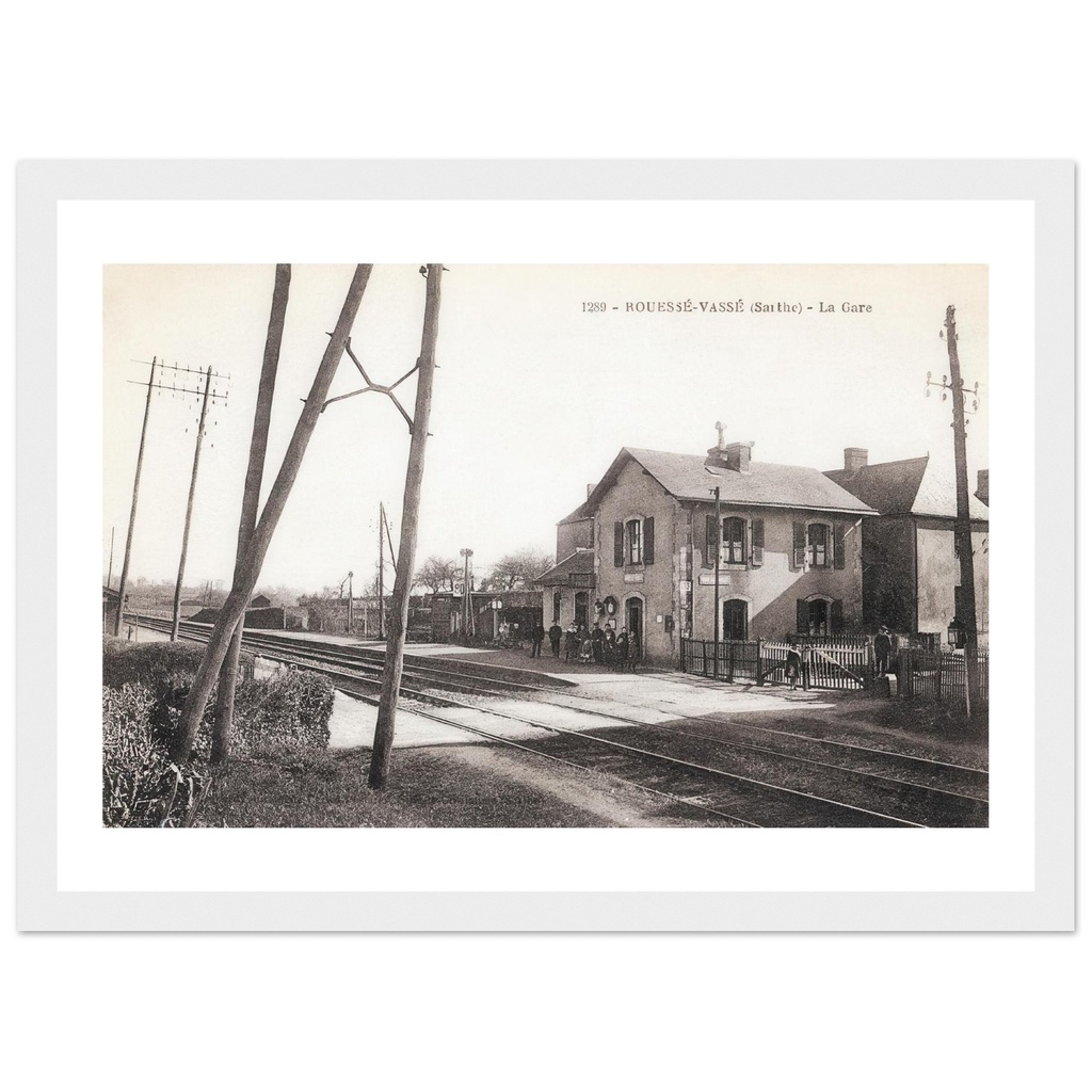 Rouesse-Vasse (Sarthe) - La Gare