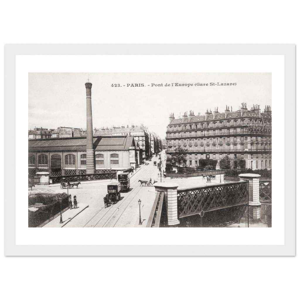 Paris, St Lazare - Pont de L'Europe