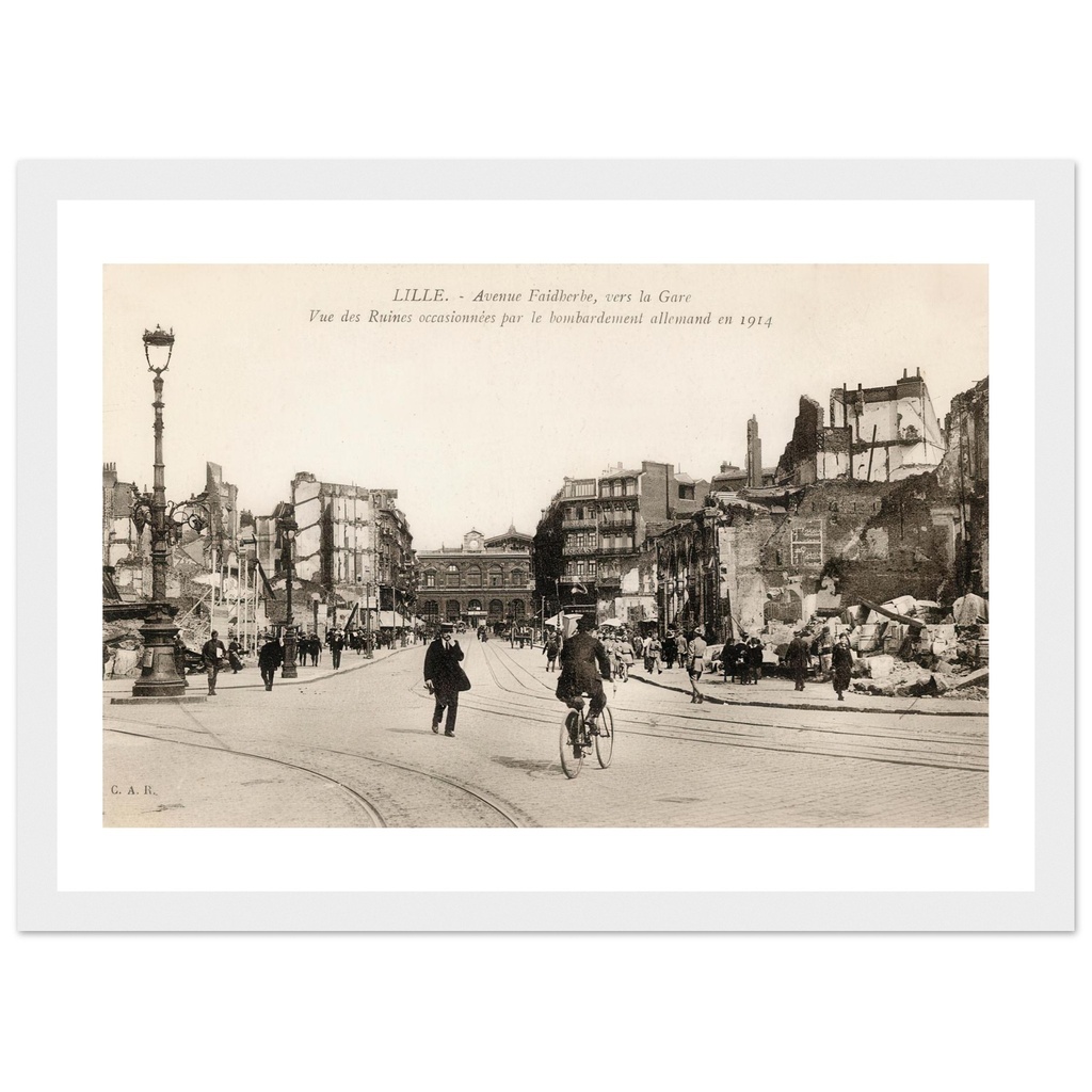 Lille - Avenue Faidherbe, vers la gare