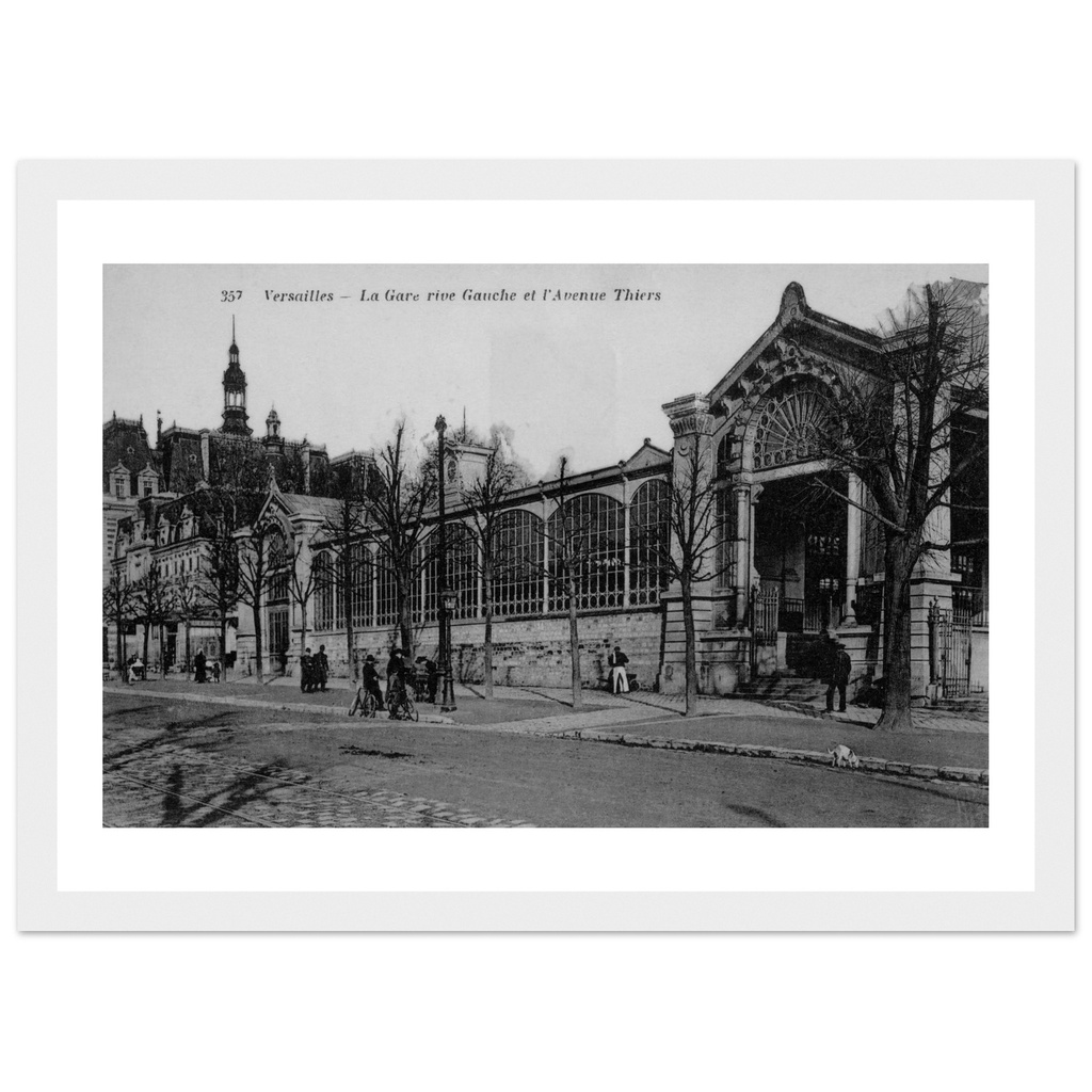 Versailles - La Gare Rive Gauche et l'Avenue Thiers