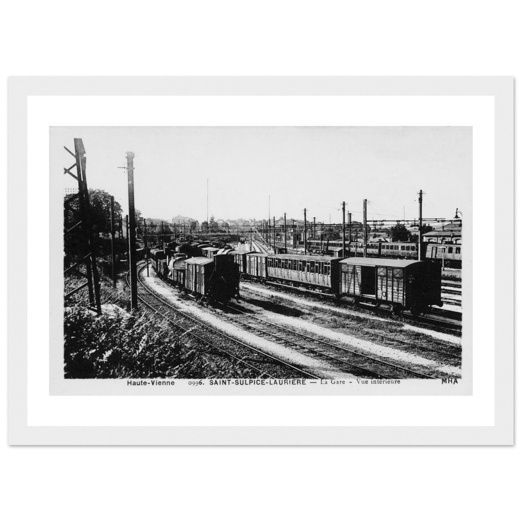 Saint-Sulpice-Laurière - Panorama et gare