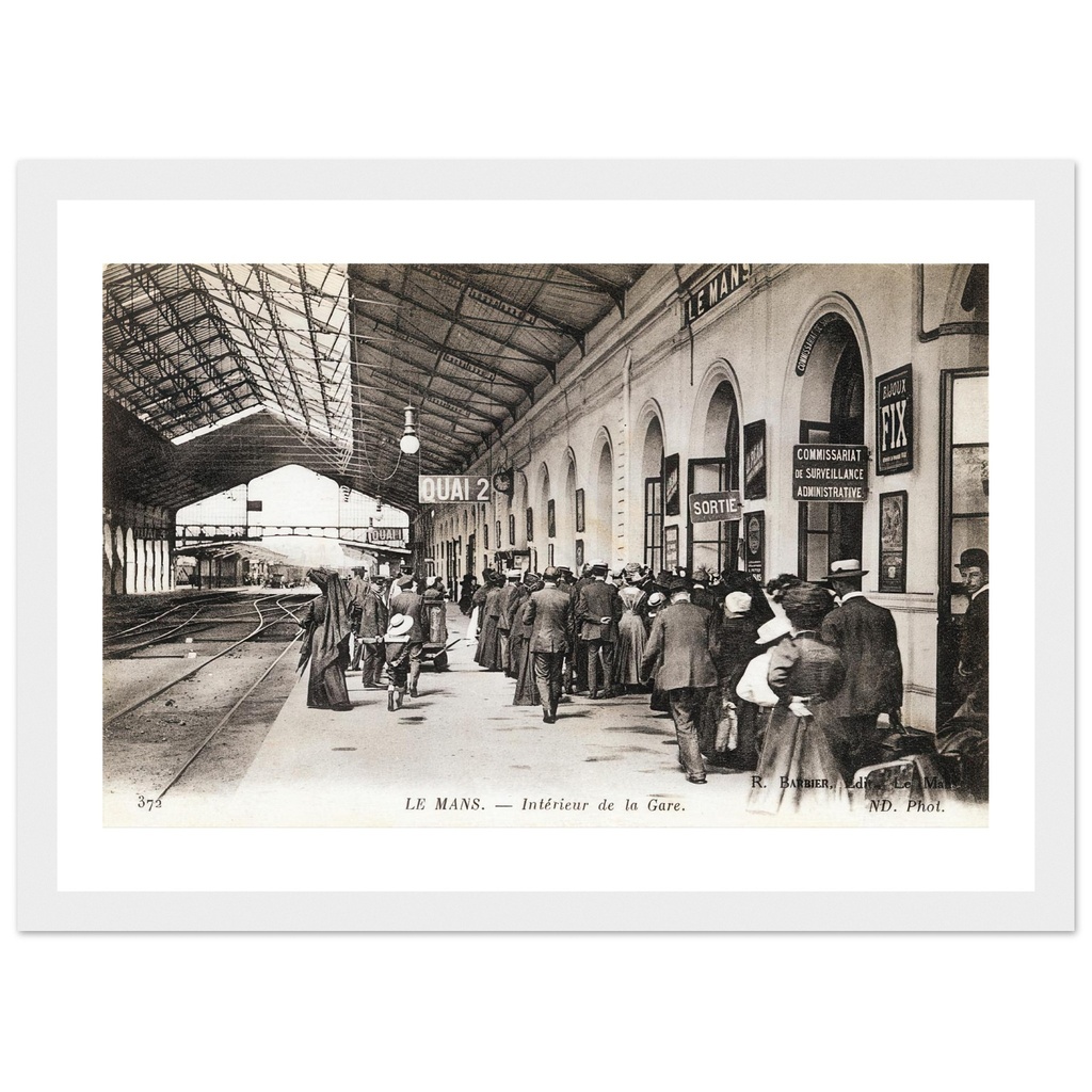 Le Mans - Interieur de la Gare