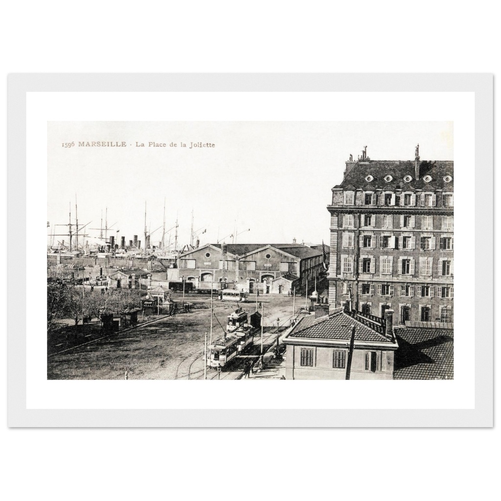 Marseille  - Bouches du Rhone - PACA - France - la Place de la Joliette