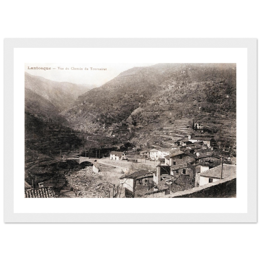 Lantosque - Vue du chemin de fer du Tournairet