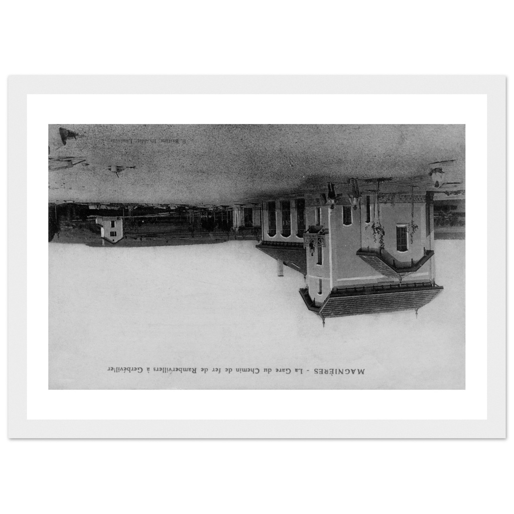Magneux - La Gare du chemin de fer de rambervillier et gerbevillier