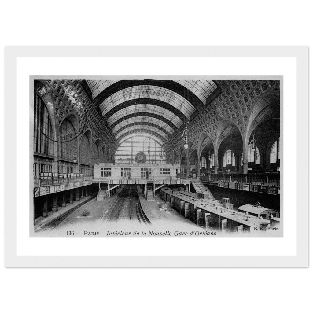 Interieur de la nouvelle gare d'Orleans, Quai d'Orsay