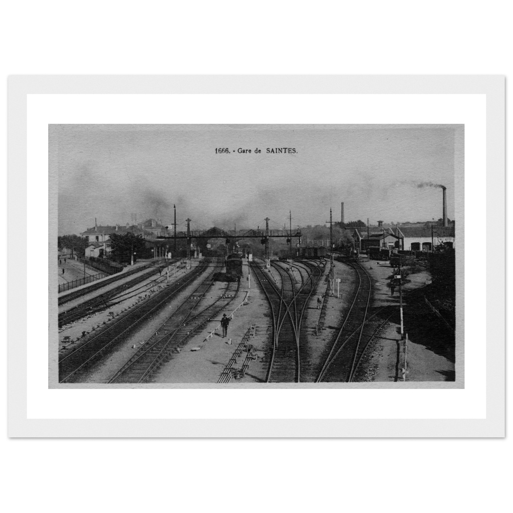 Saintes - Vue de la Gare