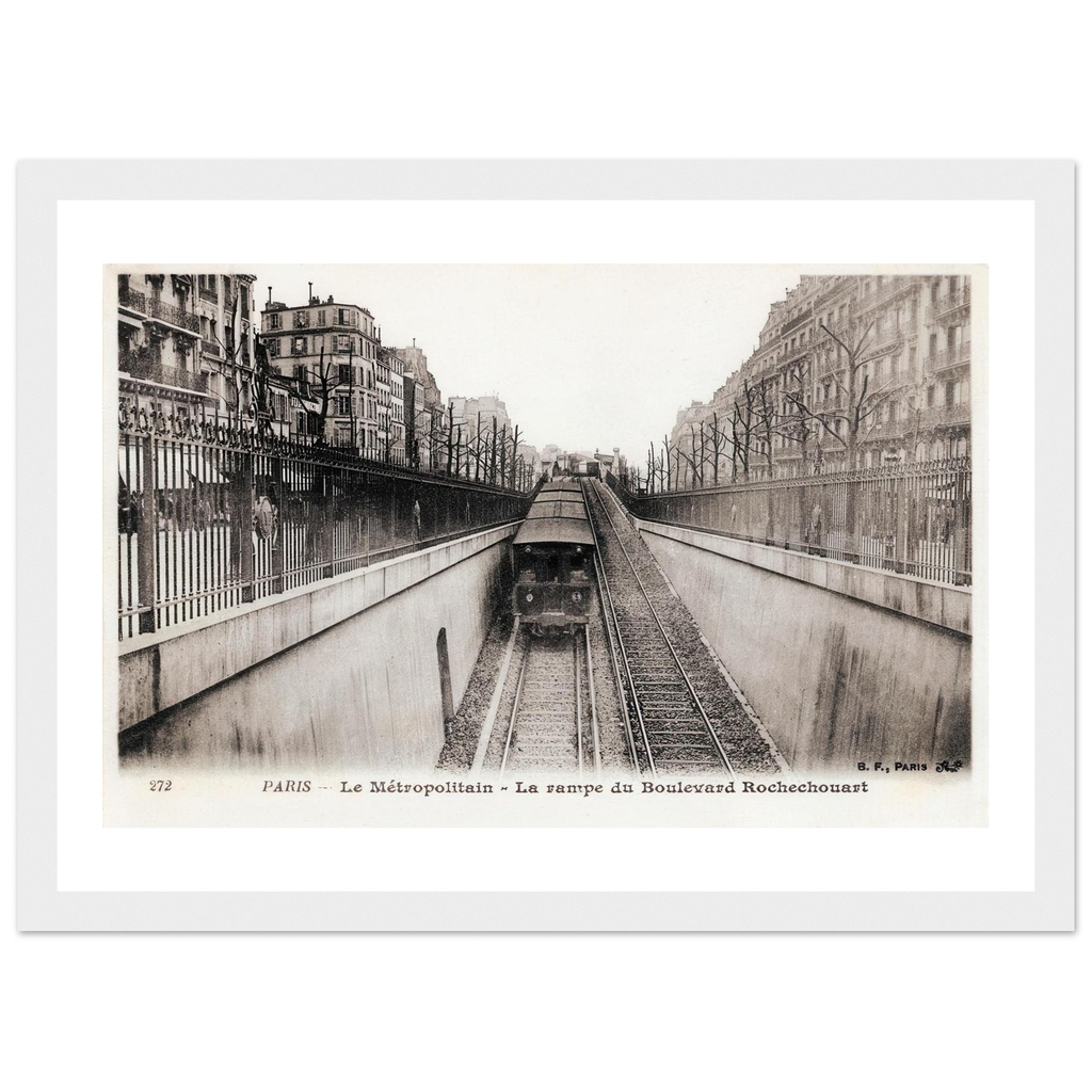 Le Metropolitain - Les rampes du Metro-Rochechouart