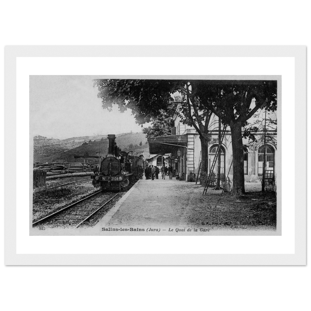 Salins-les-Bains - Le Quai de la Gare