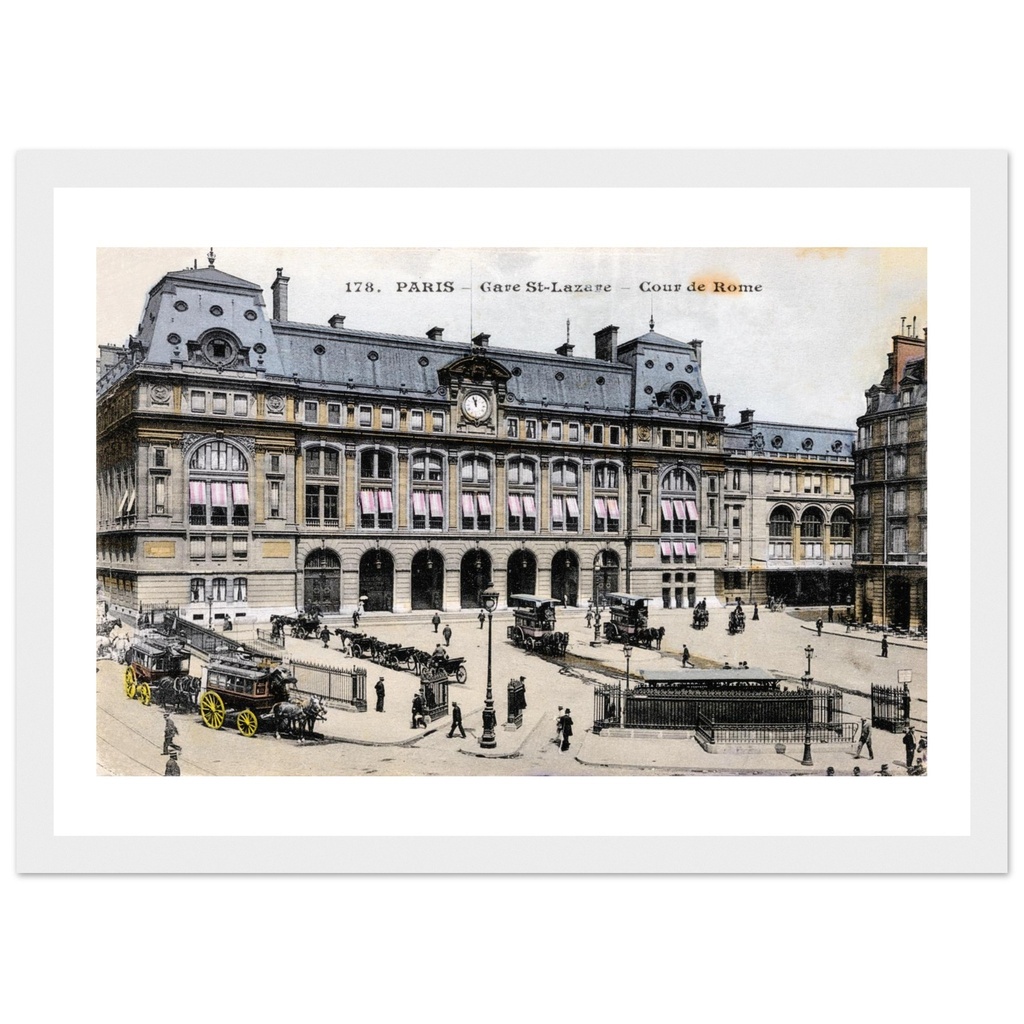 Paris - Gare St Lazare Cour de Rome
