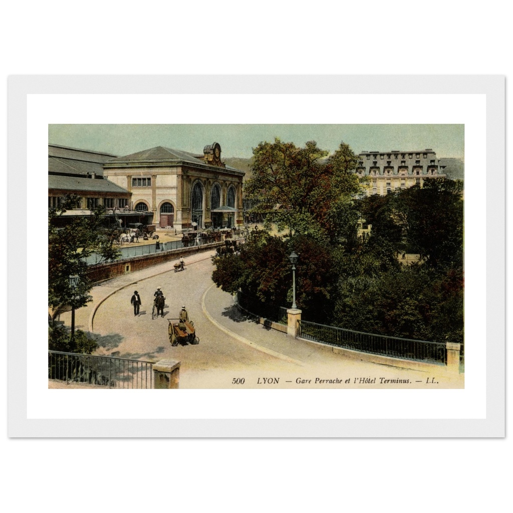Lyon Perrache - la gare et hotel terminus