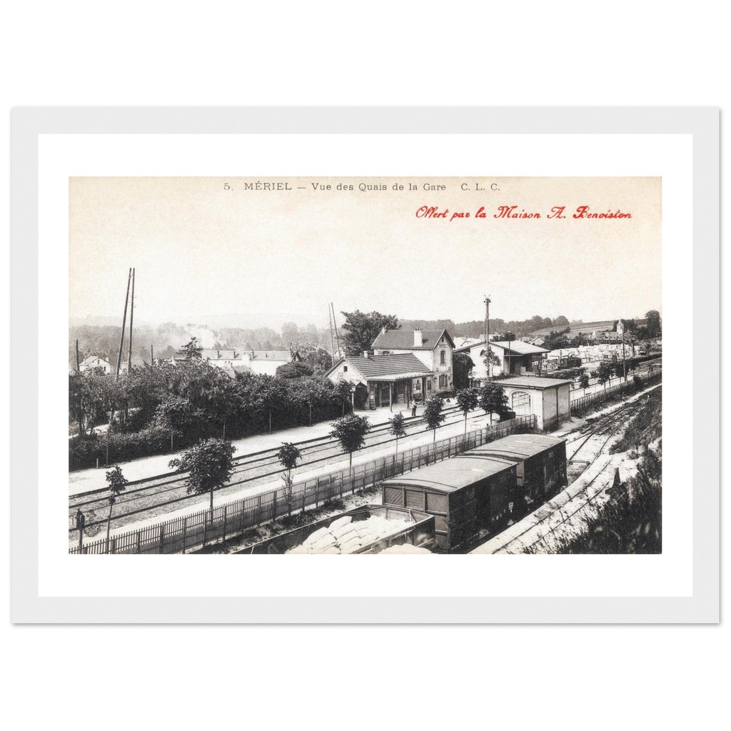 Meriel - Vue des Quais de la Gare