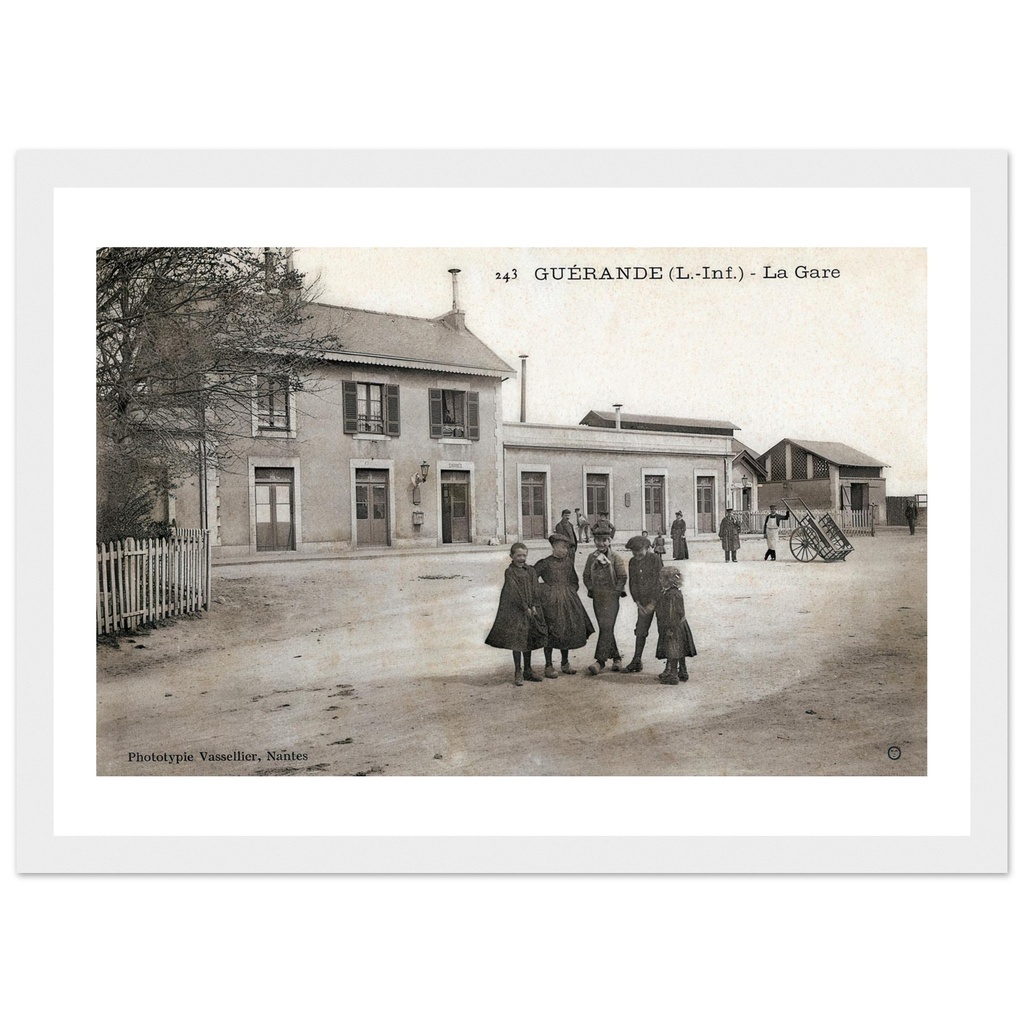 La Croisic - La Gare et le mont Esprit
