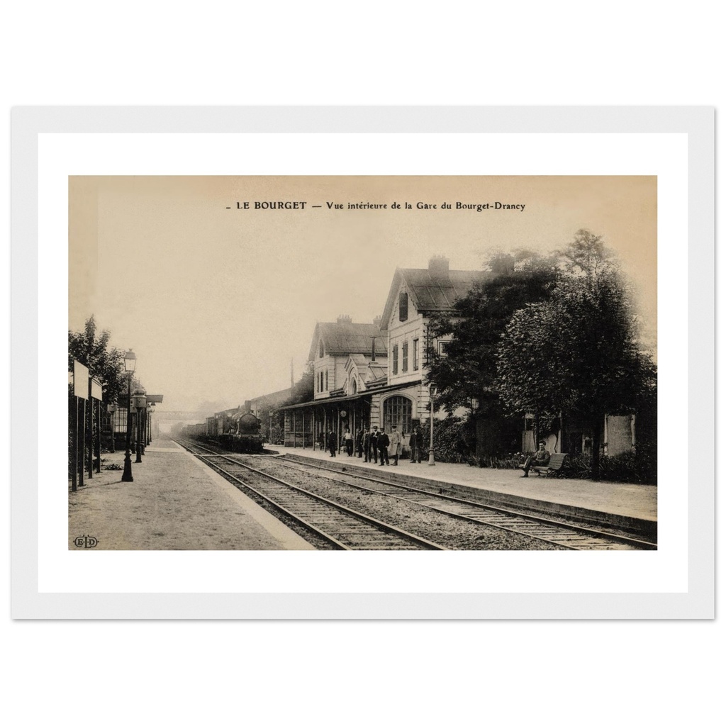 Le Bourget - Vue interieure de la Gare du Bourget-Drancy