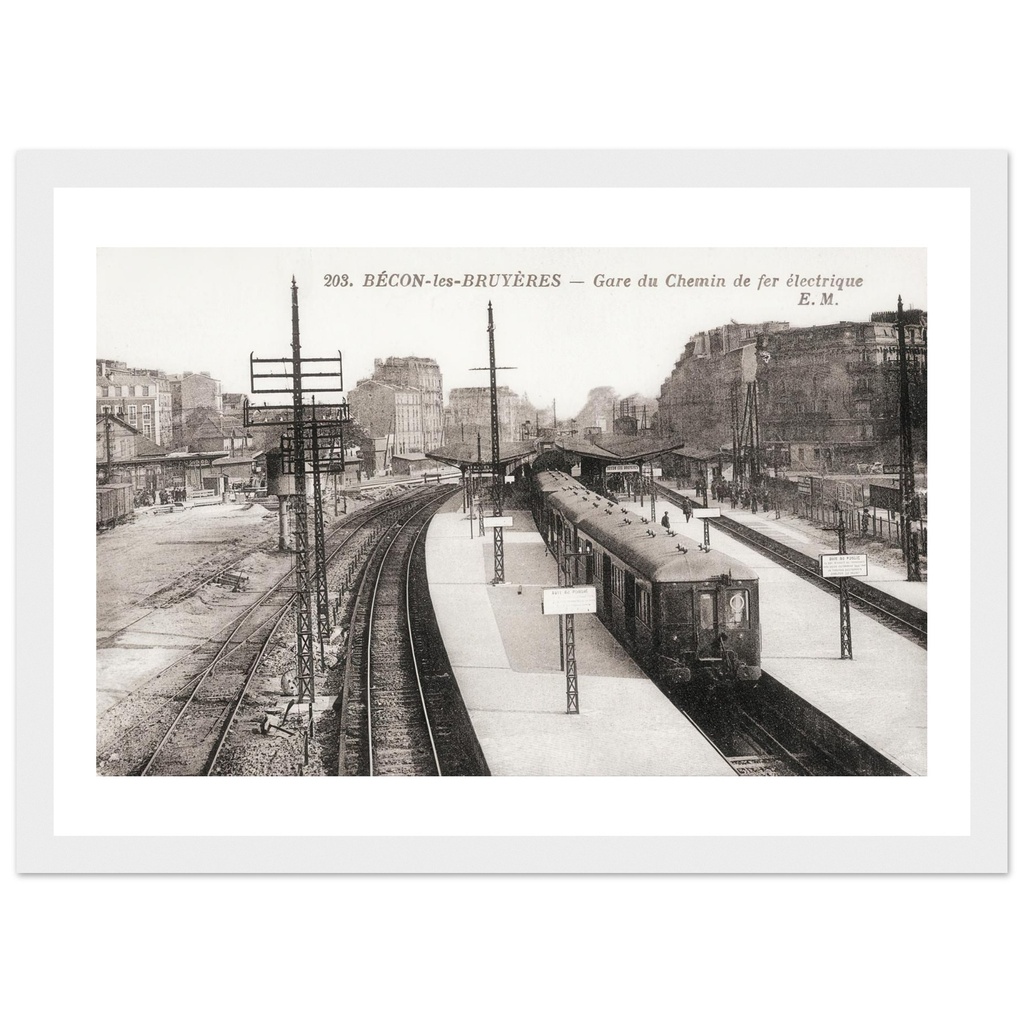 Becon les Bruyeres - Gare du chemin de fer electrique