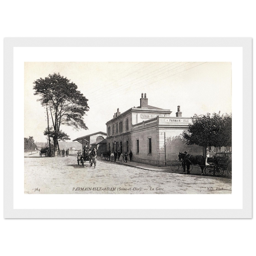 Parmain-Isle-Adam (Seine et Oise) - La Gare