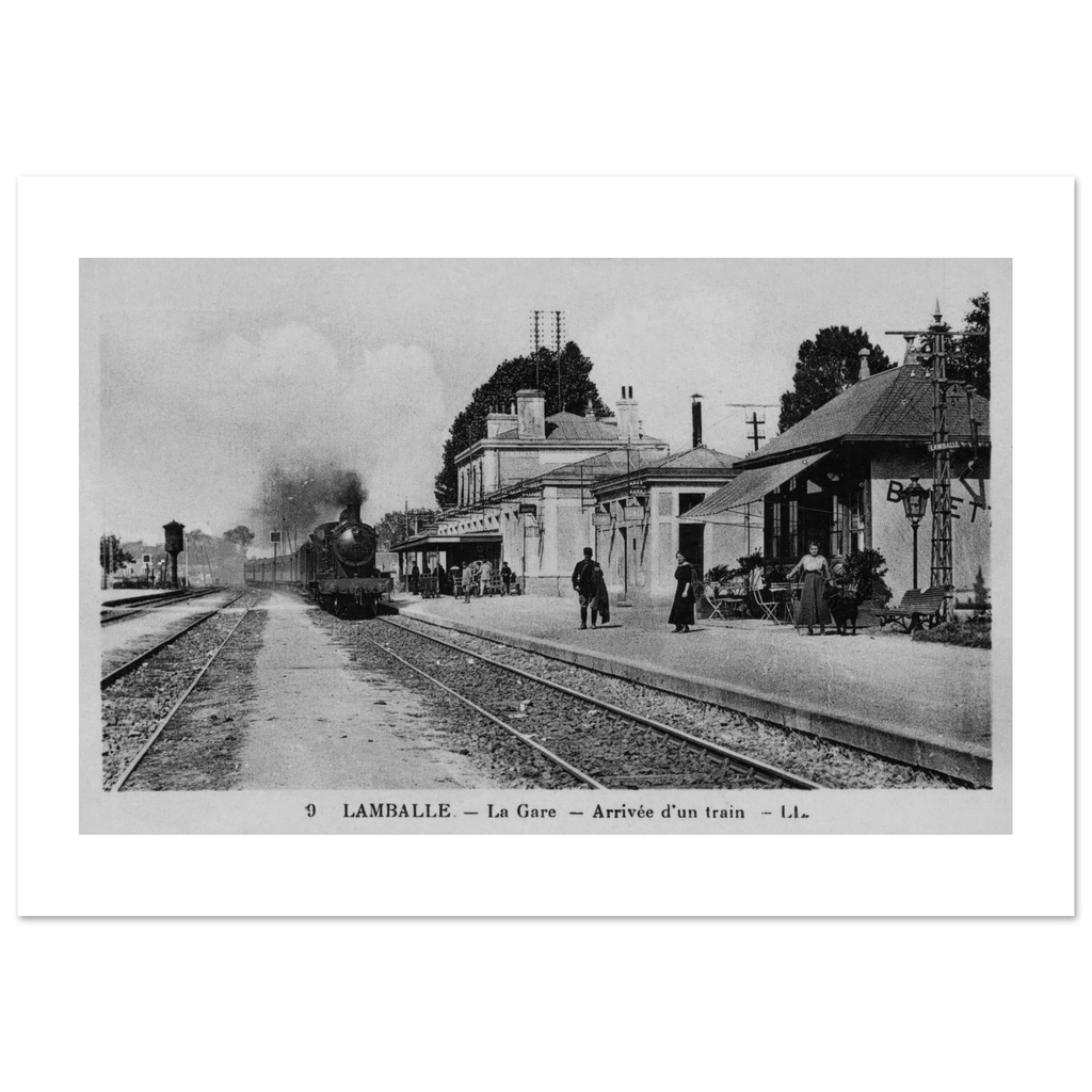 Lamballe - La gare arrivée des voyageurs