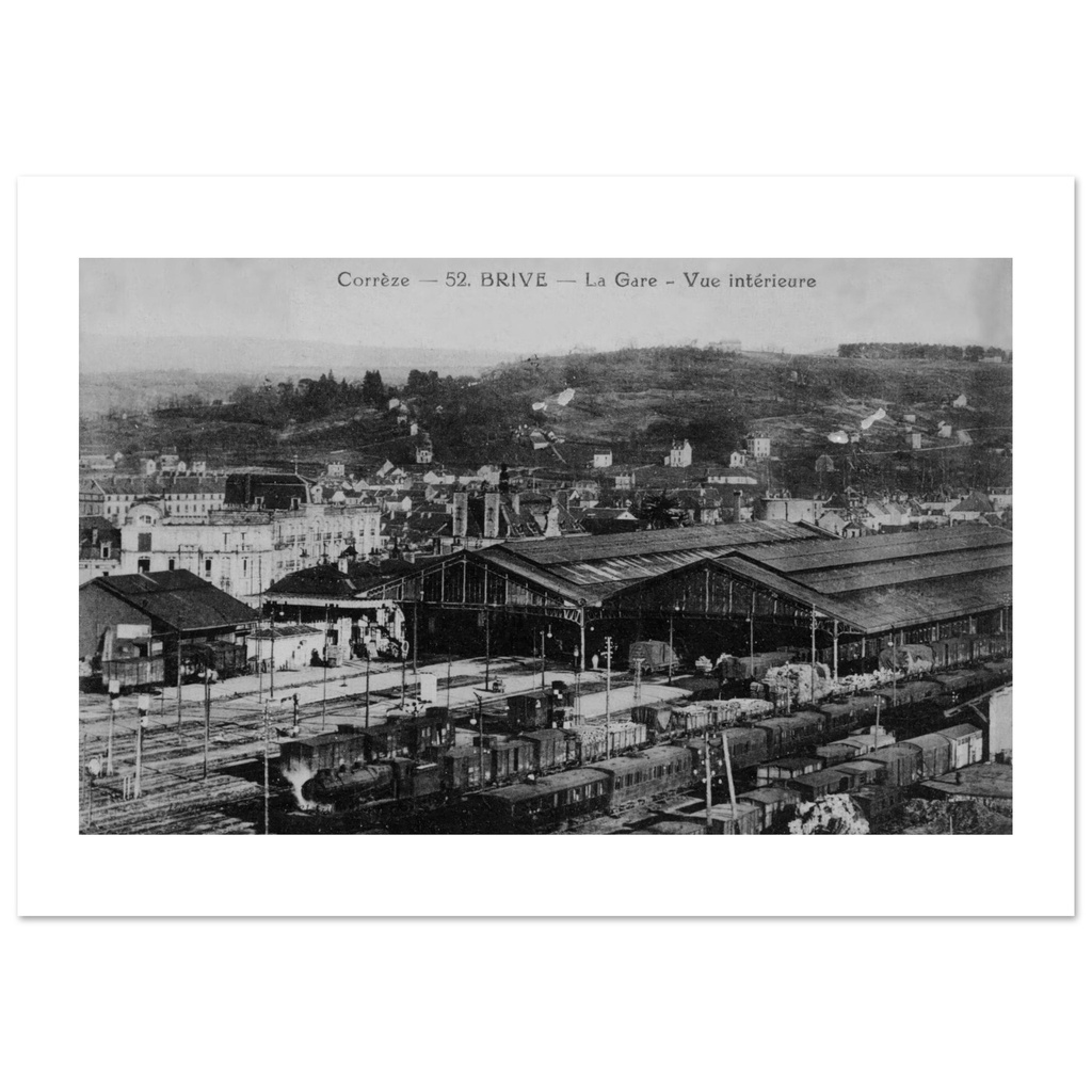 Brive la Gaillarde - La Gare - Vue Interieure