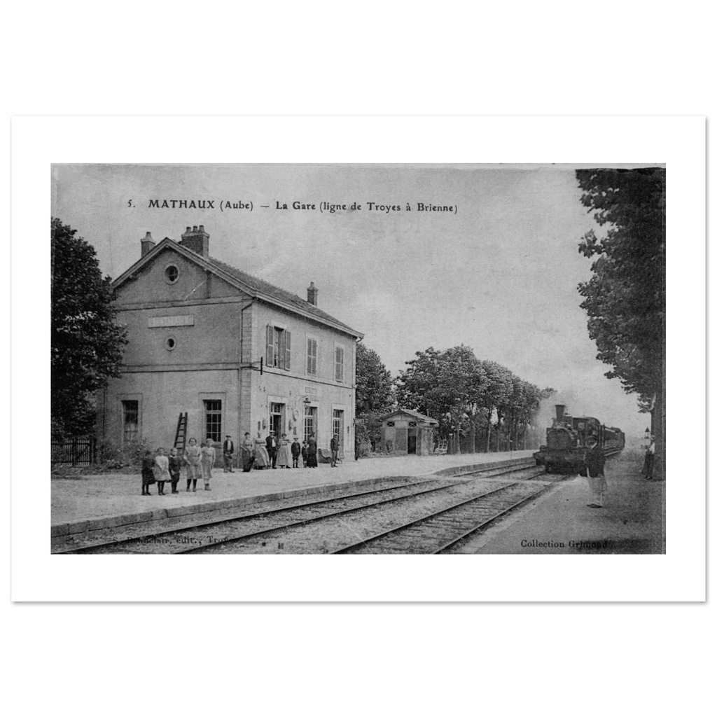 Mathaux - La Gare - Ligne de Troyes a Brienne