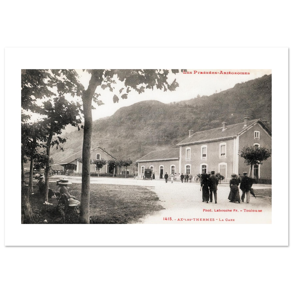 Ax-les-Thermes - La gare