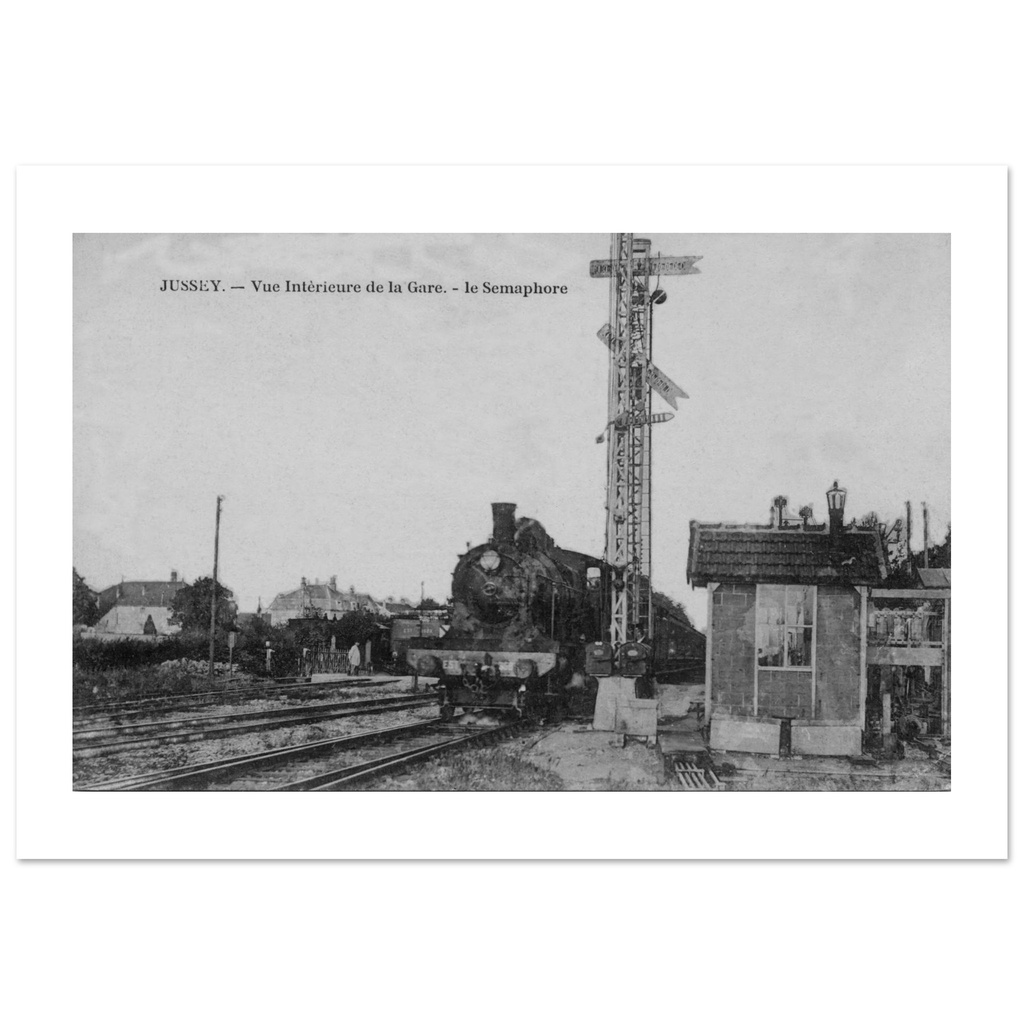 Jussey - Vue interieure de la Gare