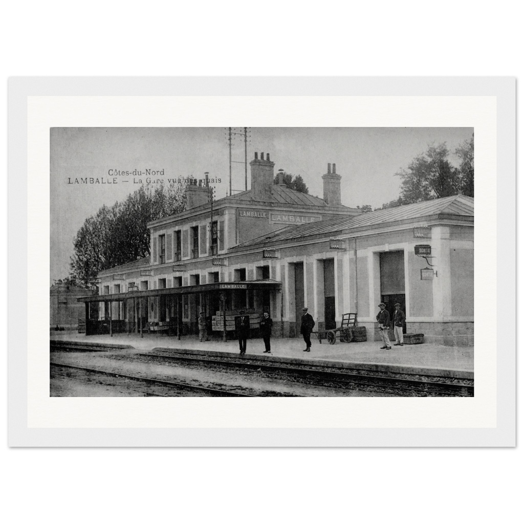 Lamballe - La gare vue des quais