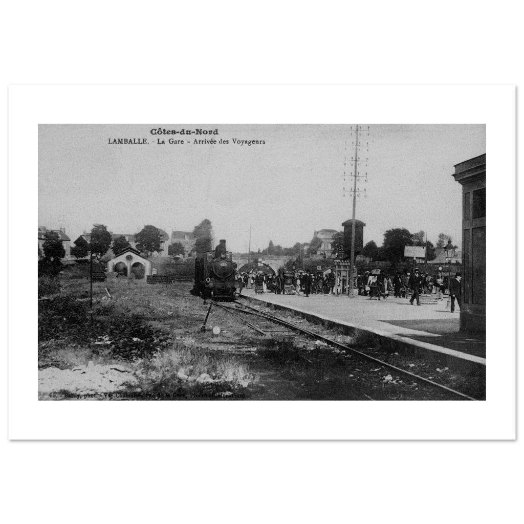 Lamballe - Vue générale du quartier de la gare