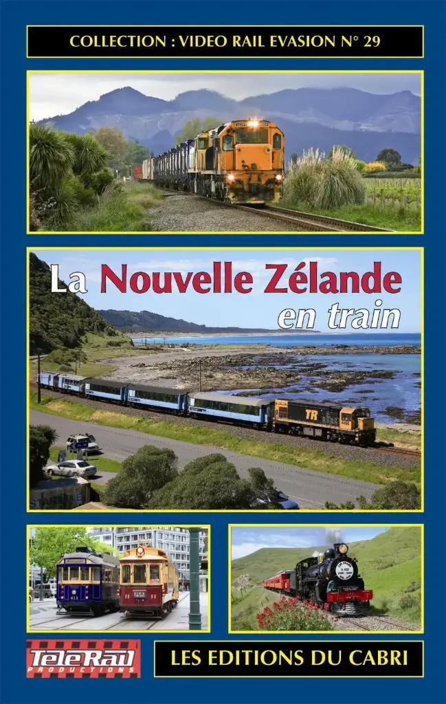 DVD VIDEO RAIL EVASION N°29 LA NOUVELLE ZELANDE EN TRAIN 