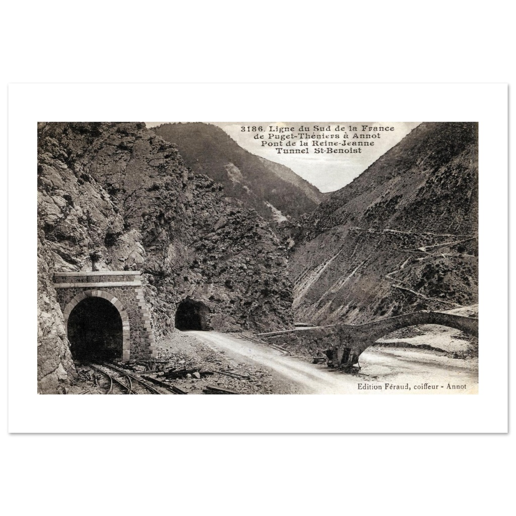 Annot - Pont de la Reine Jeanne Tunnelm St Benoist