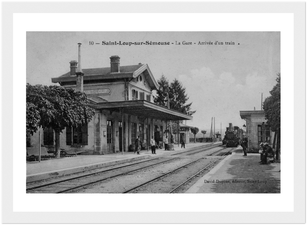 Saint Loup Sur Semouse - Train arrive en gare