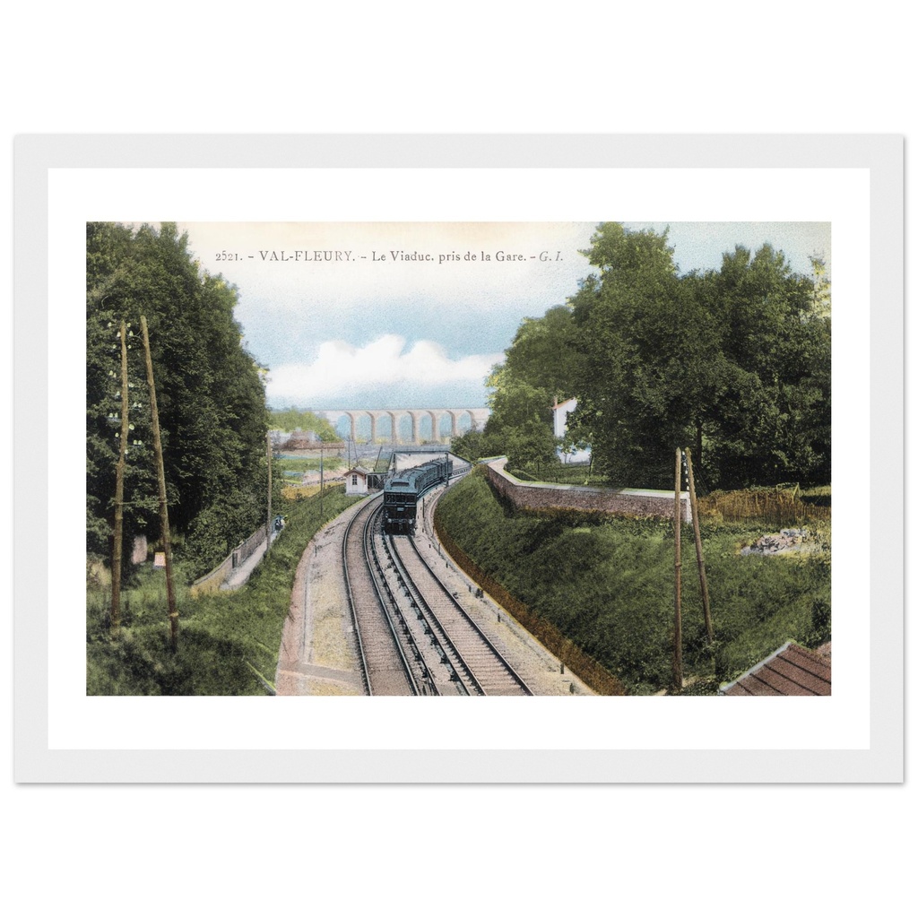 Val Fleury - Le Viaduc pris de la Gare