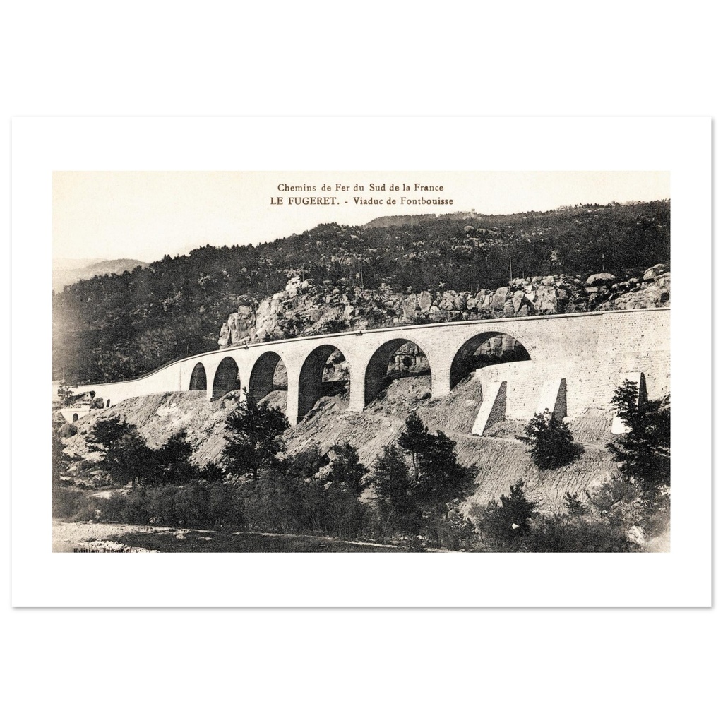 Le Fugeret - Viaduc de Fontbouisse - Chemin de fer du Sud de la France