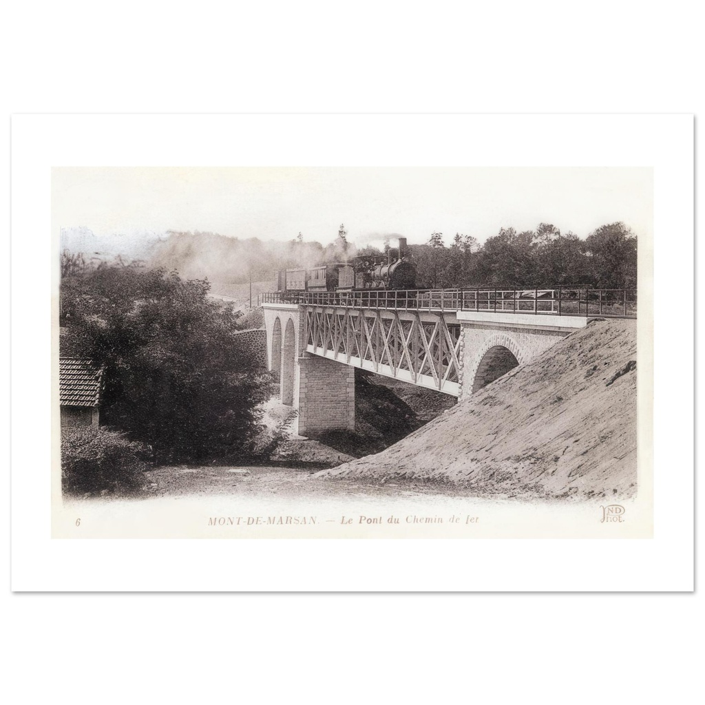 Mont-de-Marsan - le pont du chemin de fer