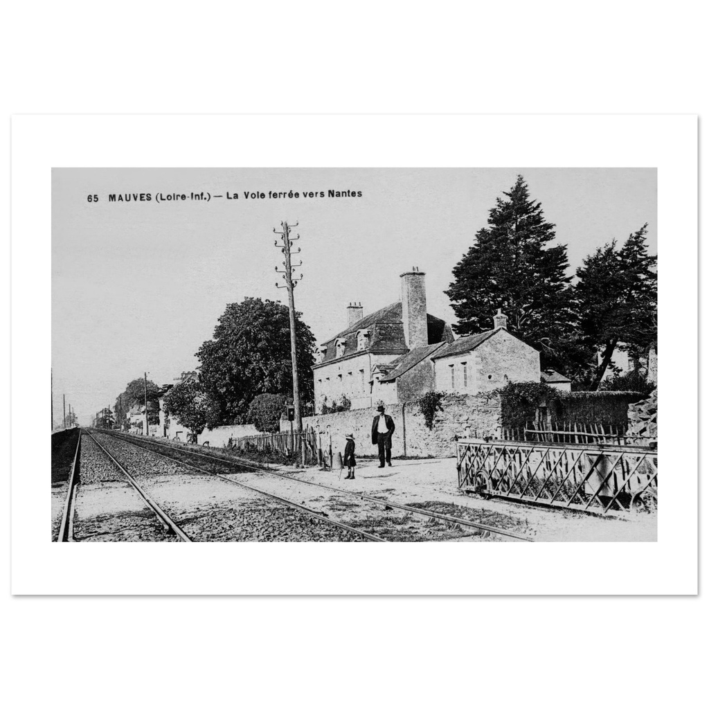 Mauves - Voie ferree vers Nantes