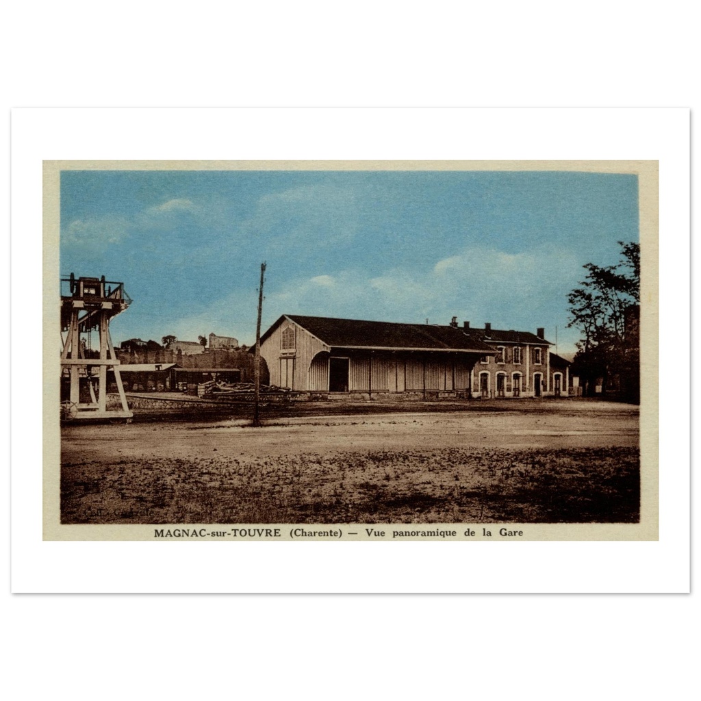 Magnac-sur-Touvre - Vue panoramique de la Gare