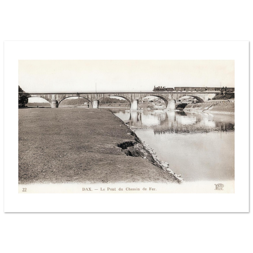 Dax - Le pont du chemin de fer