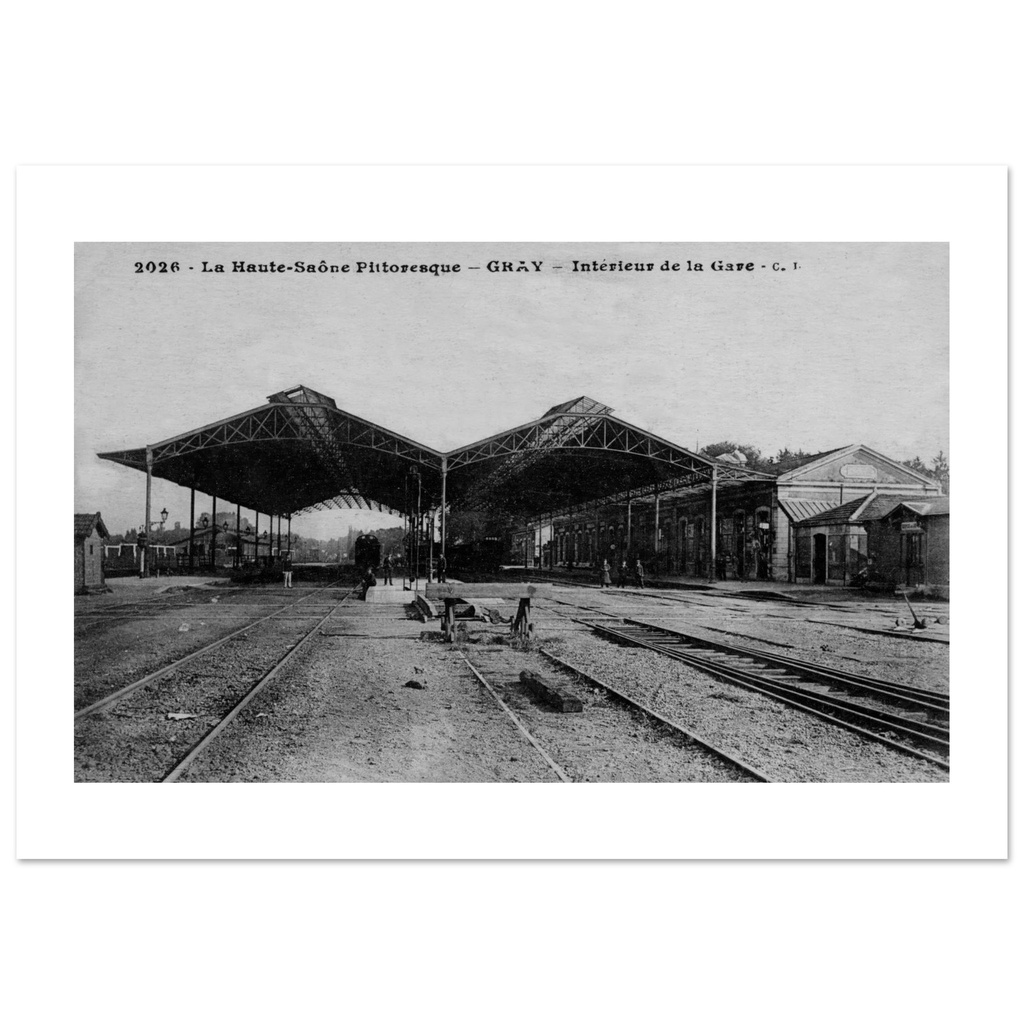 Gray - Interieur de la Gare