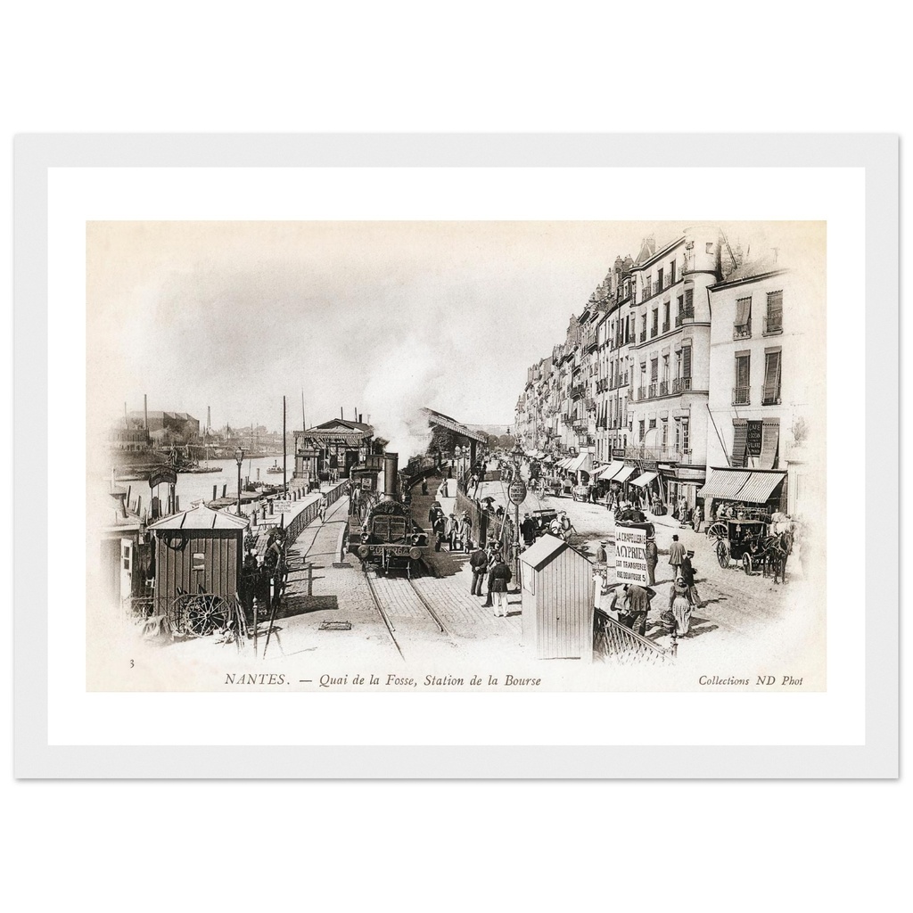 Nantes - Quai de la fosse, Station de la Bourse