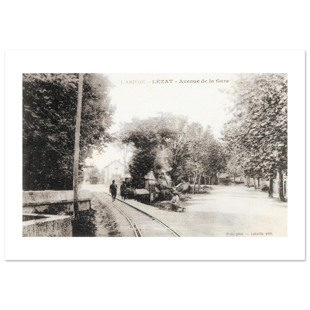 L'Ariège - Lézat - Avenue de la Gare